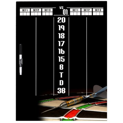 Exclusively Darts Erasable Marker Scoreboard Dry_Erase Board