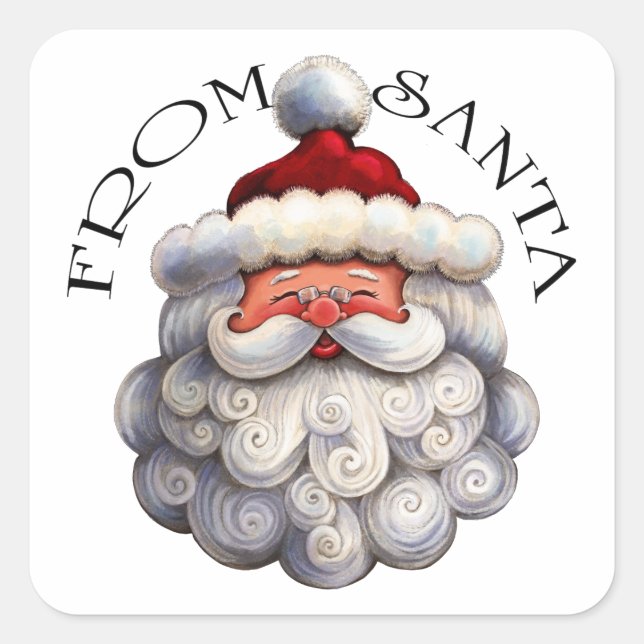 Exclusively From Santa Sticker (Front)