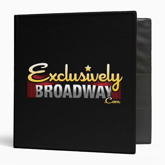 ExclusivelyBroadway.com 3 Ring Binder (Front/Inside)