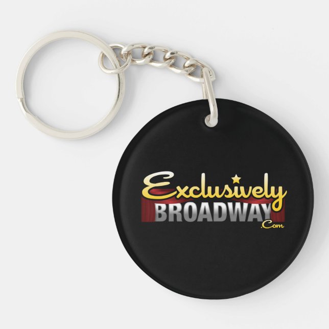 ExclusivelyBroadway.com Keychain (Front)