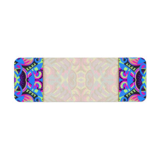 Excrutiatingly Colorful Art Deco Psychedelic Label