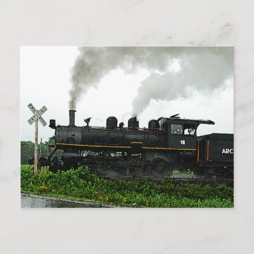 Excursion Train Postcard