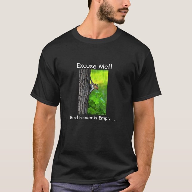 Excuse Me squirrel t shirt (Front)