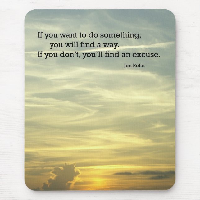 Excuse Mouse Pad (Front)