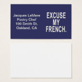 Excuse My French (Front & Back)