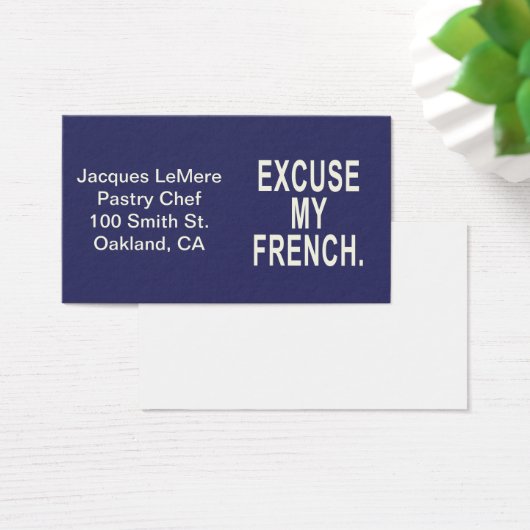 Excuse My French (Desk)