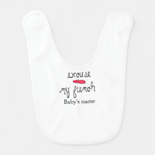 Excuse My French with Beret Bib