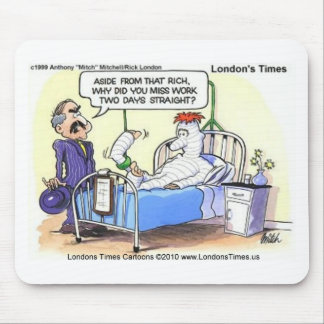 Excuse To Miss Work Funny Tees Cards & Gifts Mouse Pad