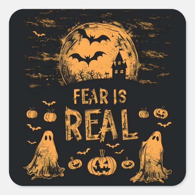 ExDesigner | Customization | Halloween Square Sticker (Front)