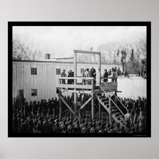 Execution of Captain Henry Wirz 1865 Poster (Front)