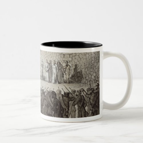 Execution of Hostages During the Commune 1871 Two_Tone Coffee Mug