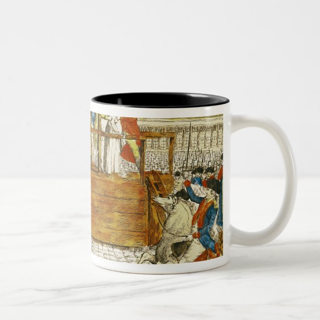 Execution of Marie-Antoinette Two-Tone Coffee Mug (Right)