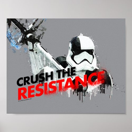 Executioner Trooper  Crush The Resistance Poster