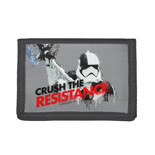 Executioner Trooper  Crush The Resistance Trifold Wallet