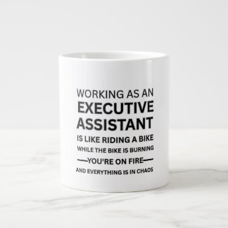 EXECUTIVE ASSISTANT: MASTER OF MULTITASKING & MAYH GIANT COFFEE MUG