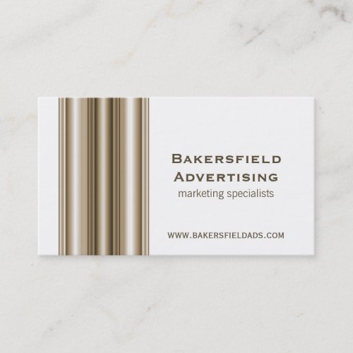 Executive Bars Business Card, Champagne
