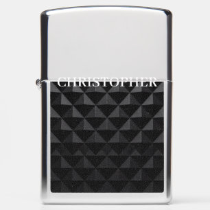 Executive Black & Chrome – Sleek Authority  Zippo Lighter