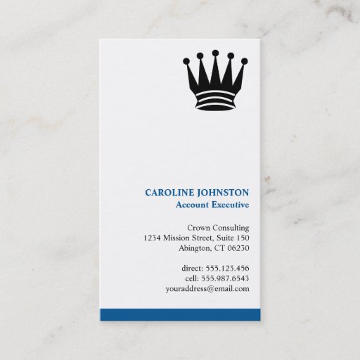 Customizable Executive blue stripe custom logo professional business card templates