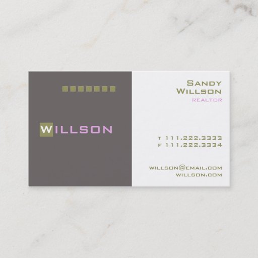 Customizable Executive Business Card Template