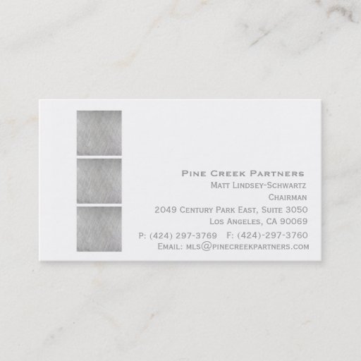 Customizable Executive Business Card