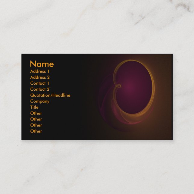 Executive Business Cards (Front)