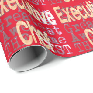 Executive Chef Extraordinaire Wrapping Paper