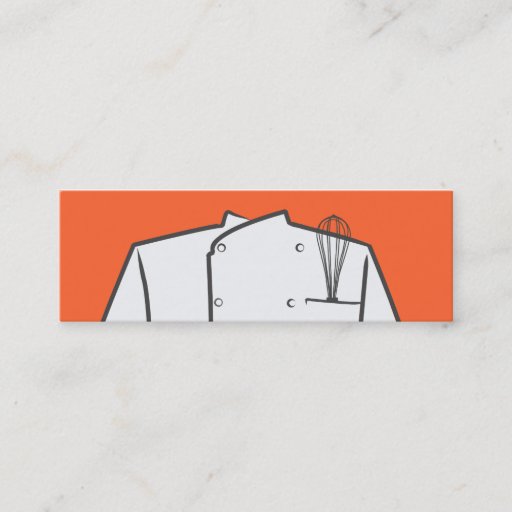 Customizable Executive Chef Mini Business Card