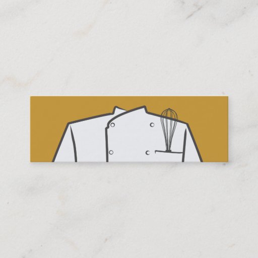 Customizable Executive Chef Mini Business Card