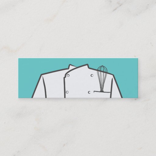 Customizable Executive Chef Mini Business Card