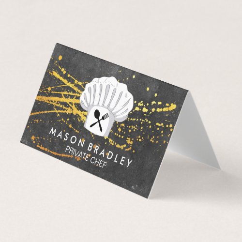 Executive Chef Modern Business Card