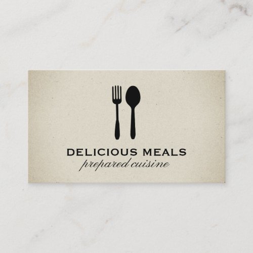Executive Chef Restaurant Owner Business Card