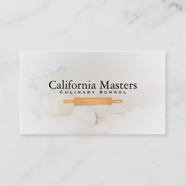 Executive Chef | Rolling Pin Business Card (Front)