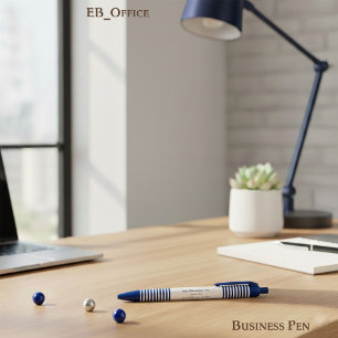 Executive Chic Navy Stripes Professional Business Pen