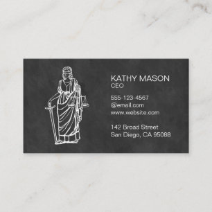 Executive Consultant Lawyer Law Business Card