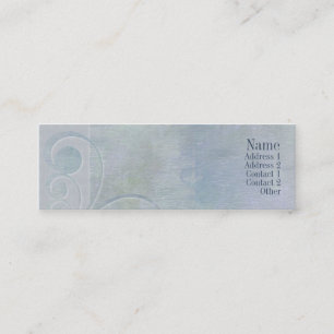 Executive Curves Light Contact Card
