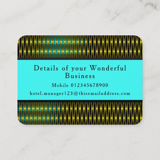 Executive  Design Business Card (Back)