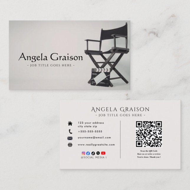 Executive Director Business Card  (Front/Back)