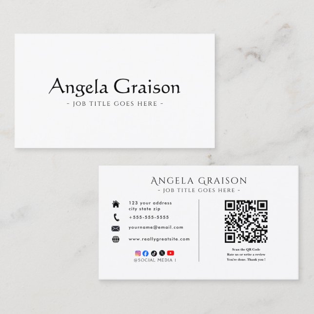 Executive Director Business Card  (Front/Back)
