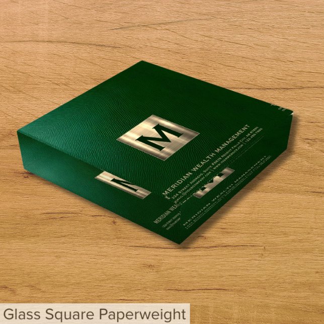 Executive Financial Glass Paperweight (Creator Uploaded)