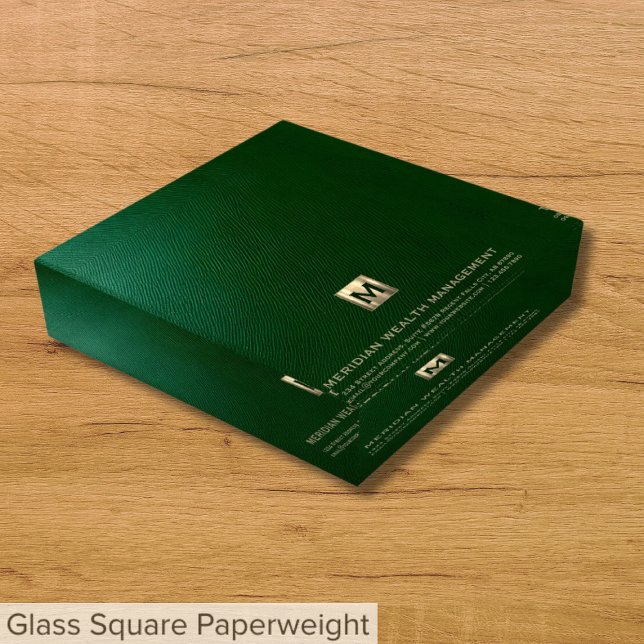 Executive Financial Glass Paperweight (Creator Uploaded)