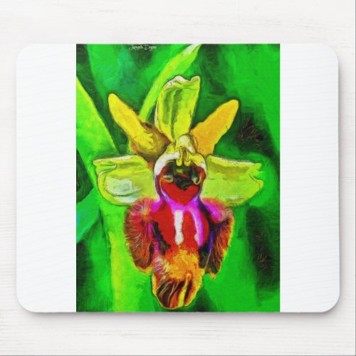 Executive Flower Mouse Pad
