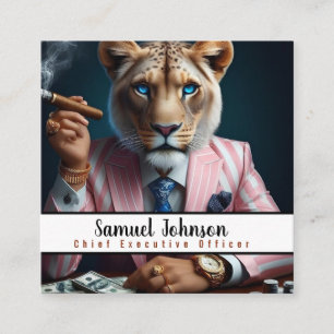 Executive Funny CEO Chief Executive Officer Square Business Card