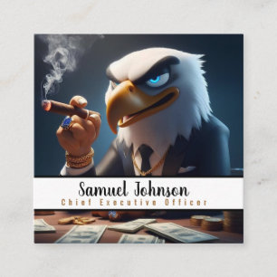 Executive Funny CEO Chief Executive Officer Square Business Card