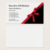 Executive Gift Basket Business Cards (Front & Back)