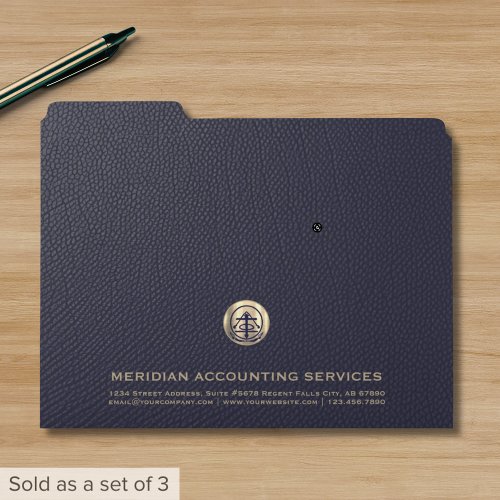 Executive Gold Seal Accounting File Folder