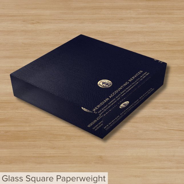 Executive Gold Seal Accounting Glass Paperweight (Creator Uploaded)