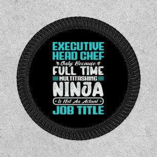 Executive Head Chef Job Title Profession Skills Patch