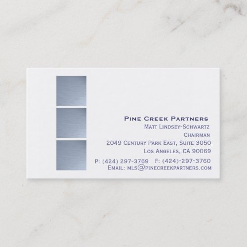 Executive II Business Card Template