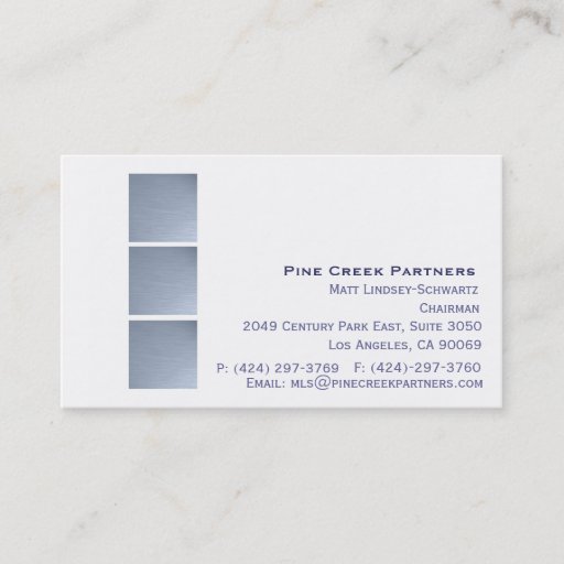 Customizable Executive II Business Card Template