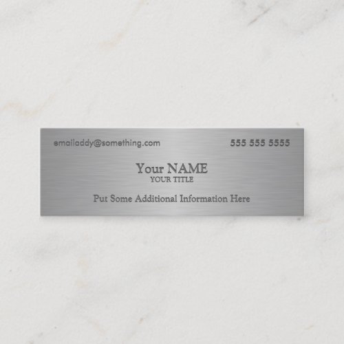 Executive Metallic Texture Print Business Card